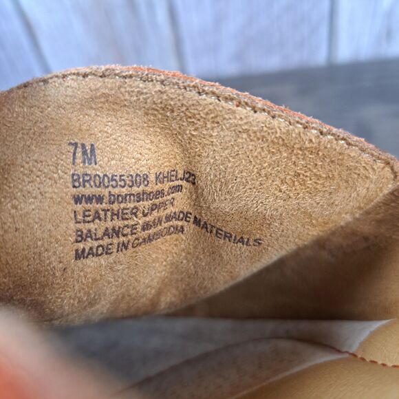 Born Lareina Slip On Leather Mule Women's Sz 7 M Orange (NWT) - Picture 8 of 8